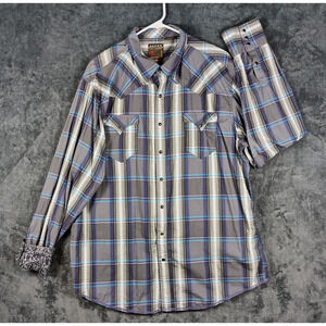 Western Pearl Snap 2XL Flip Cuff